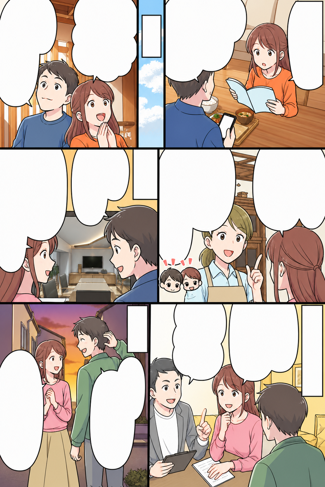 住宅関連サービス紹介漫画 サンプル1